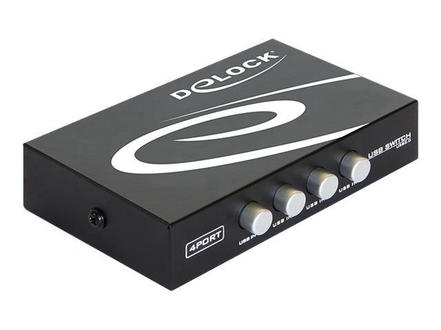 Conmutador Delock USB 2.0 de 4 puertos