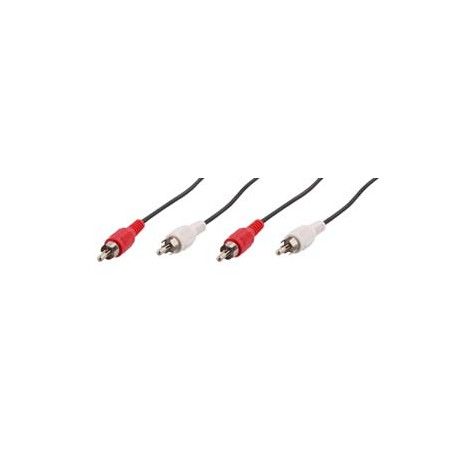 TNB 2 RCA to 2 RCA Cable - 3m Black