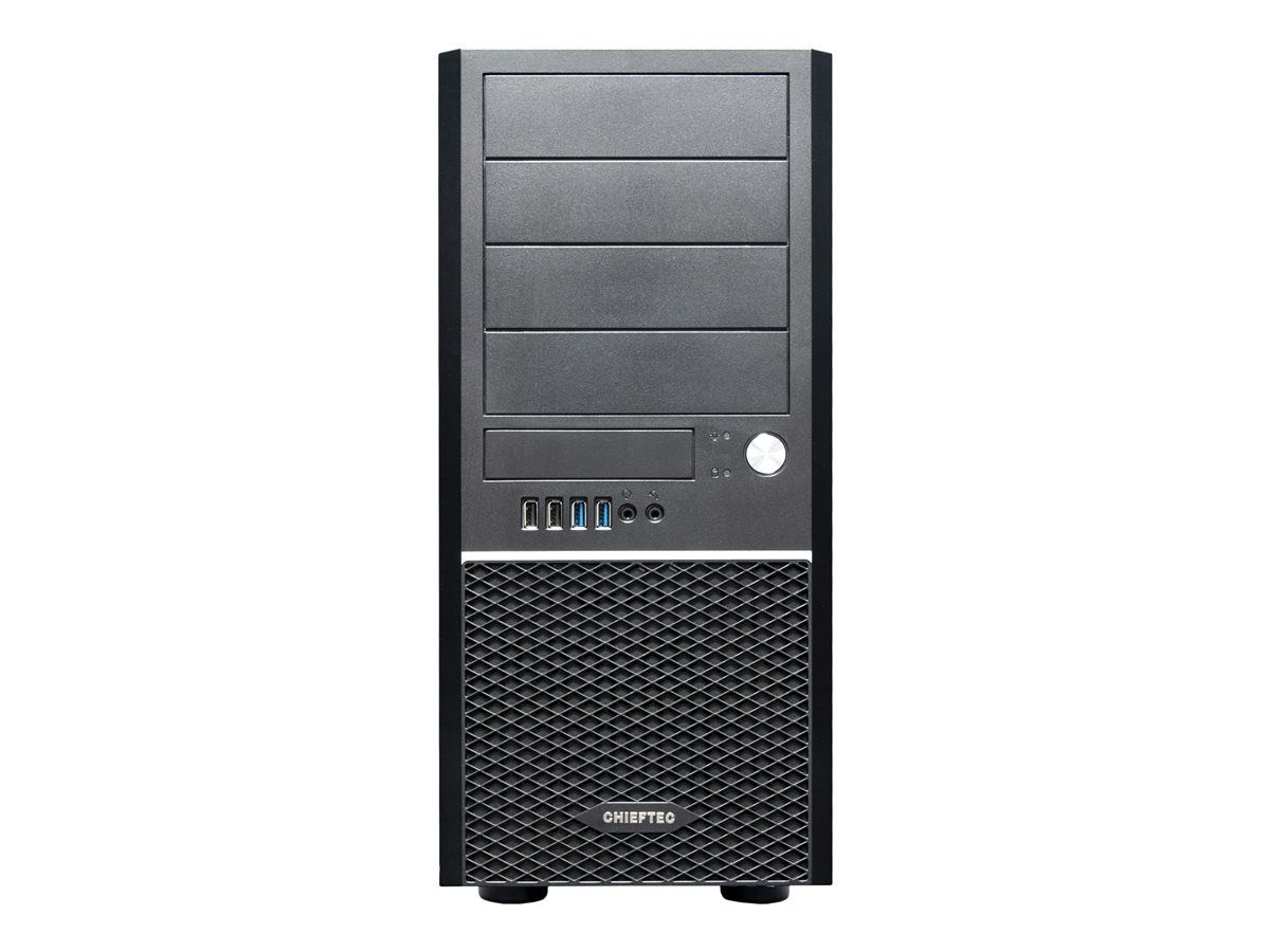 Chieftec Classic Series CM-25B-OP - ATX Case, Black, No Power Supply, USB/Audio