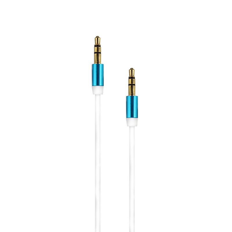 Câble audio stéréo Mooov 3,5 mm, 1,2 m - Blanc