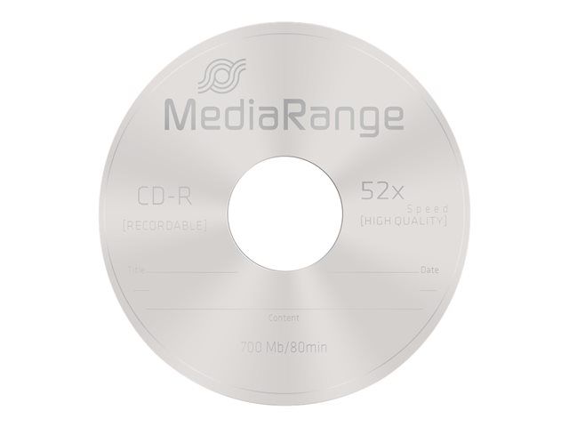 MediaRange 25-Pack CD-R - 700MB (80 min) 52x