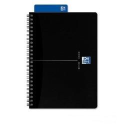 Oxford Office Smart Black Notebook - A5, 180 Pages - White Grid Paper - Black Cover