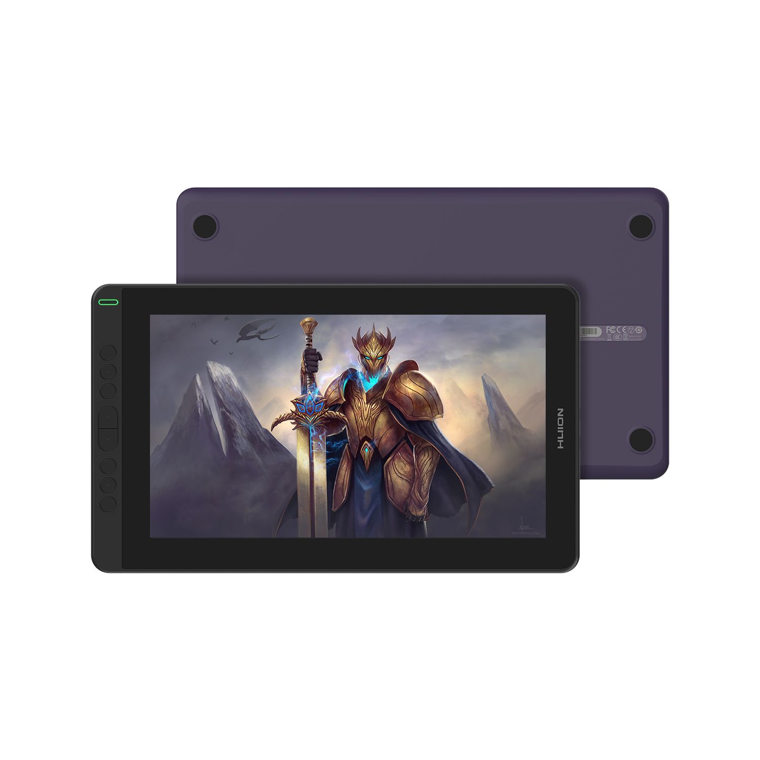 HUION KAMVAS 13 Graphic Tablet with PW517 Stylus, 8192 Pressure Levels, 13.3-inch (Purple)