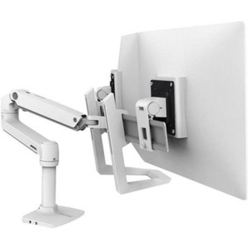 Ergotron Dual Monitor Handle Kit, White/Black