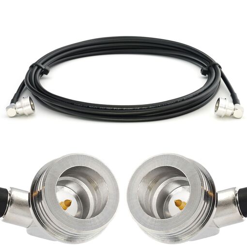 RANGEFUL QN Male to QN Male 20m RG58 Coaxial Cable 50 Ohm - Low Loss Extension Cord - QN to QN Extension