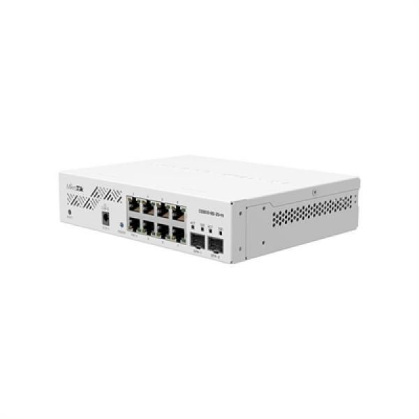Mikrotik CSS610-8G-2S+IN Gigabit Ethernet Switch (10/100/1000) with PoE, White
