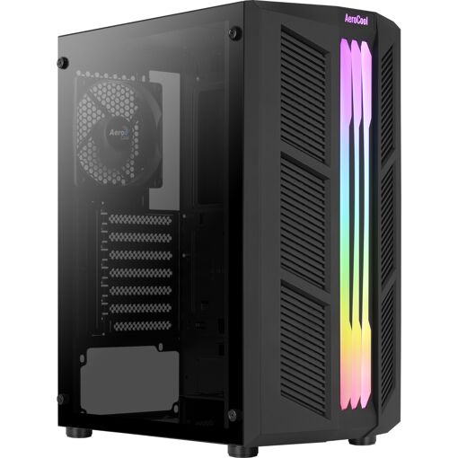 Torre mediana AeroCool Prime, color negro