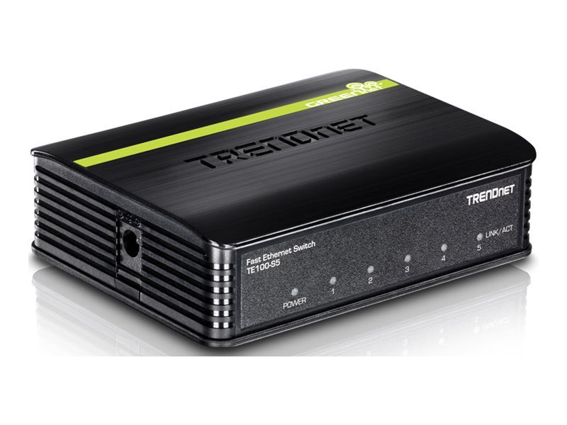 Trendnet TE100 S5 Desktop Switch - 5 x 10/100 Mbps