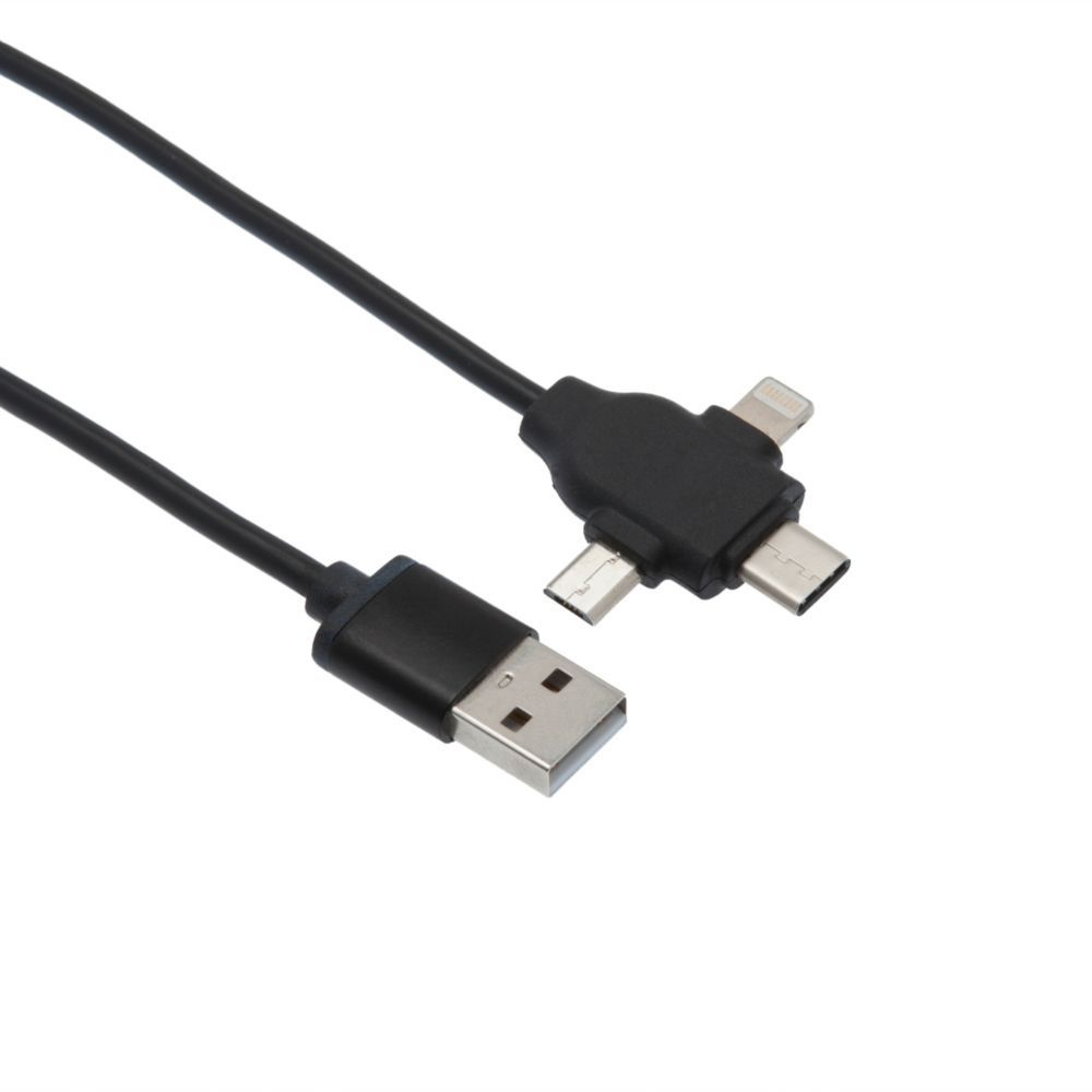 APM 3-in-1 USB-C/Micro USB/Lightning Cable 1.5m