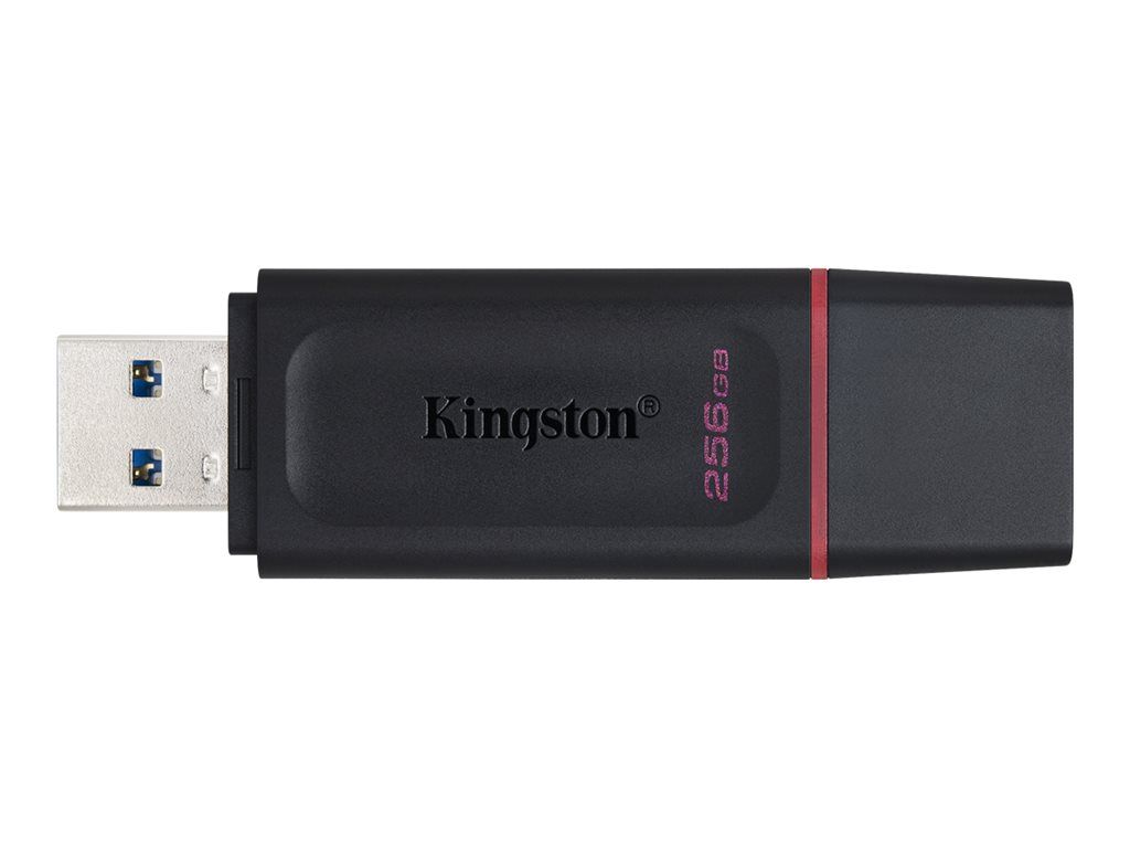 Kingston DataTraveler Exode - USB Flash Drive - 256GB - USB 3.2 Gen 1 - Black/Pink