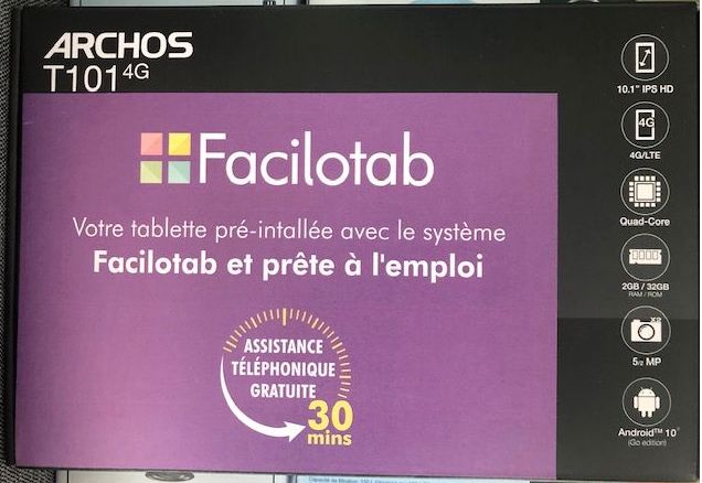 Facilotab L Rubis (LENOVO) 32GB 10.1-inch Tablet - Black