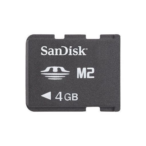 Tarjeta de memoria flash SanDisk 4 GB Memory Stick Micro (M2)