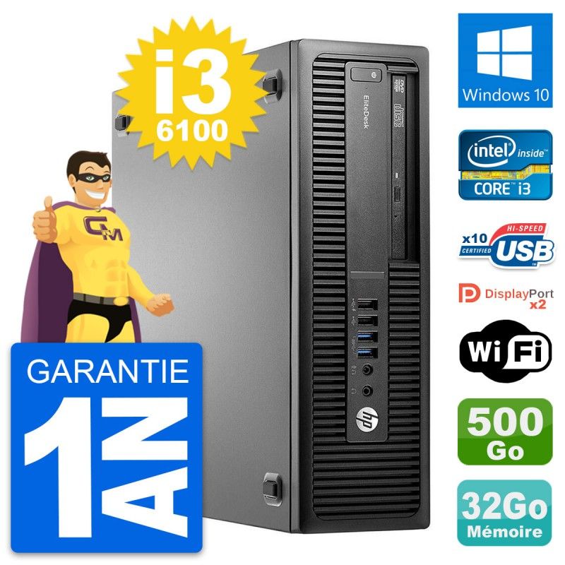 HP EliteDesk 800 G2 SFF Desktop Computer