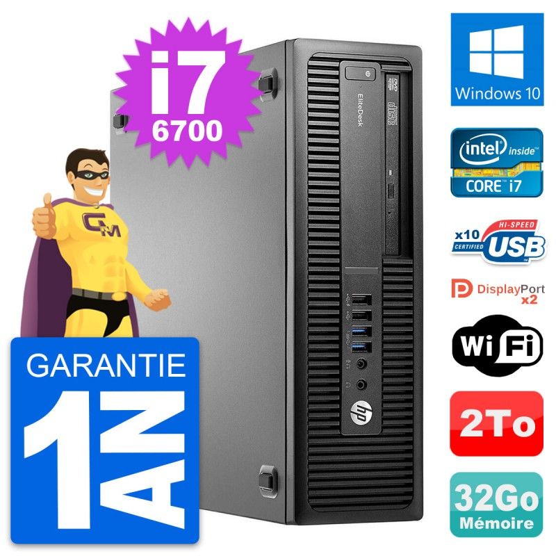HP EliteDesk 800 G2 SFF Desktop Computer