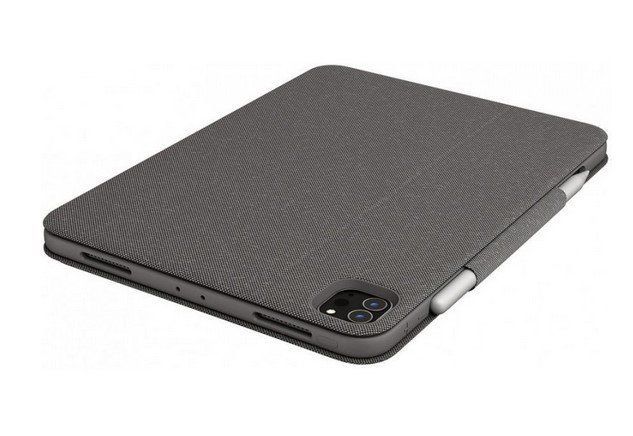 Logitech Folio Touch - Fundas teclado con trackpad - Retroiluminación - Conexión inteligente Apple - QWERTY - ES - Grafit para iPad Pro de 11 pulgadas (primera y segunda generación)