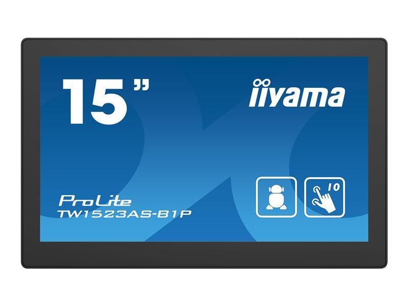 Iiyama ProLite TW1523AS-B1P - 15.6" LED Fixed Touchscreen Monitor