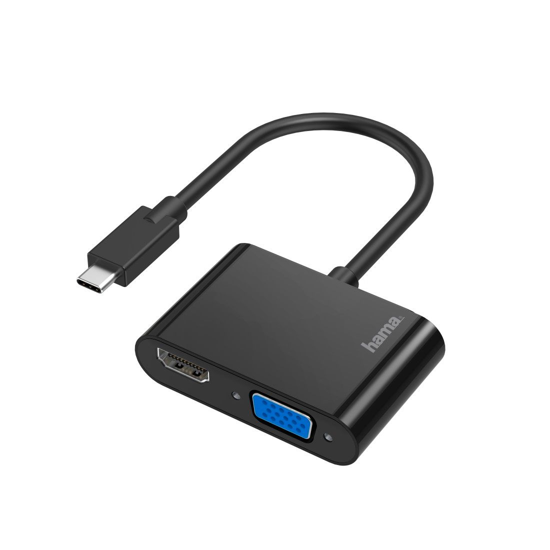 Hama 2-in-1 USB-C to VGA and HDMI Adapter - Full HD 4K