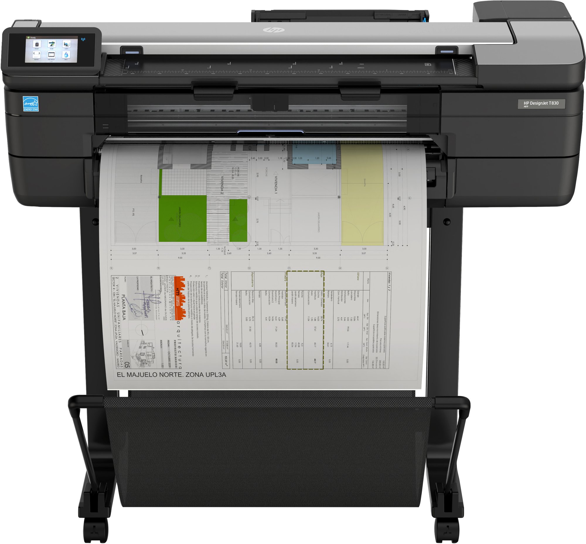 HP DesignJet T830 Multifunction Printer 24-inch