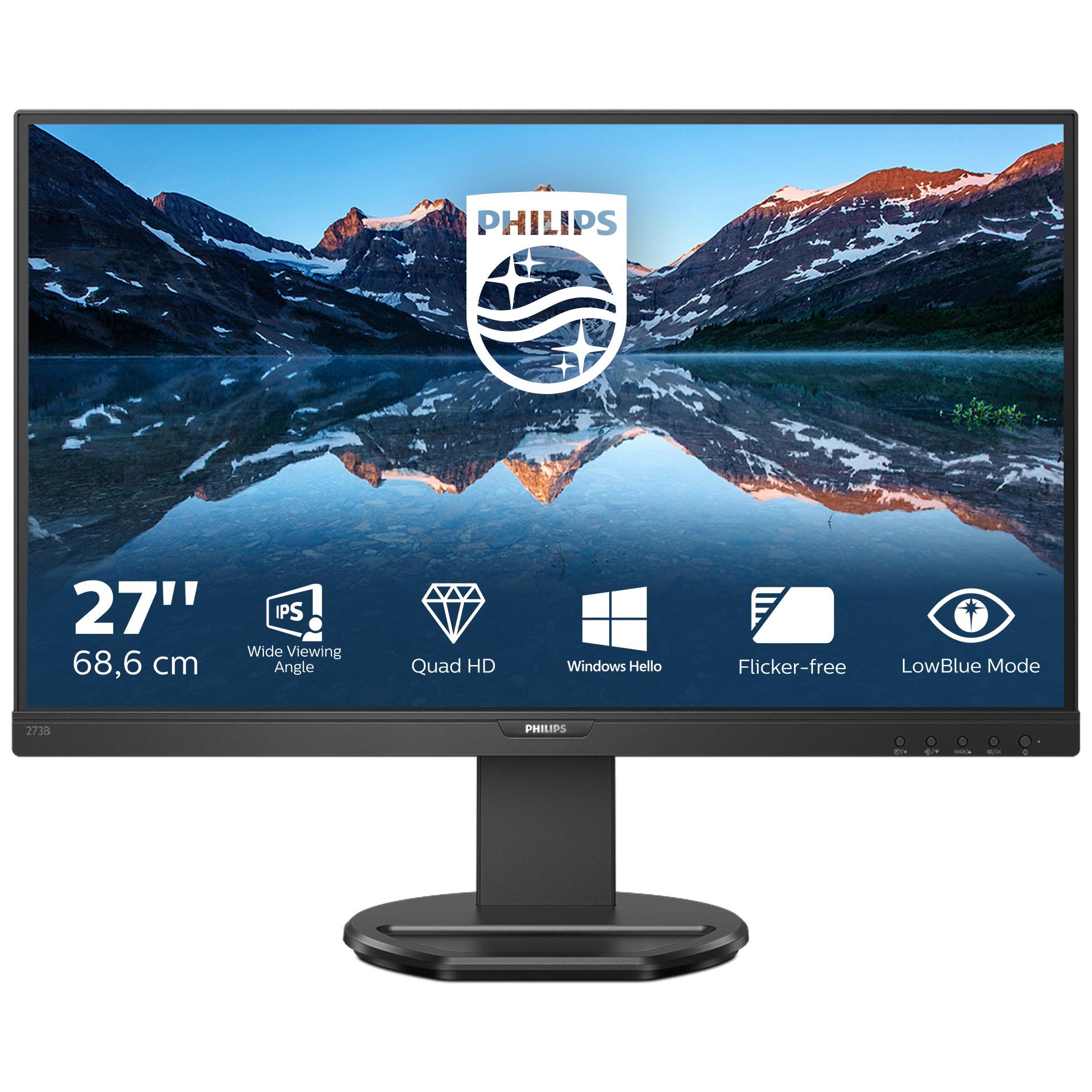 Philips B Line 276B9 LED Monitor - 27" QHD 75Hz IPS - Black