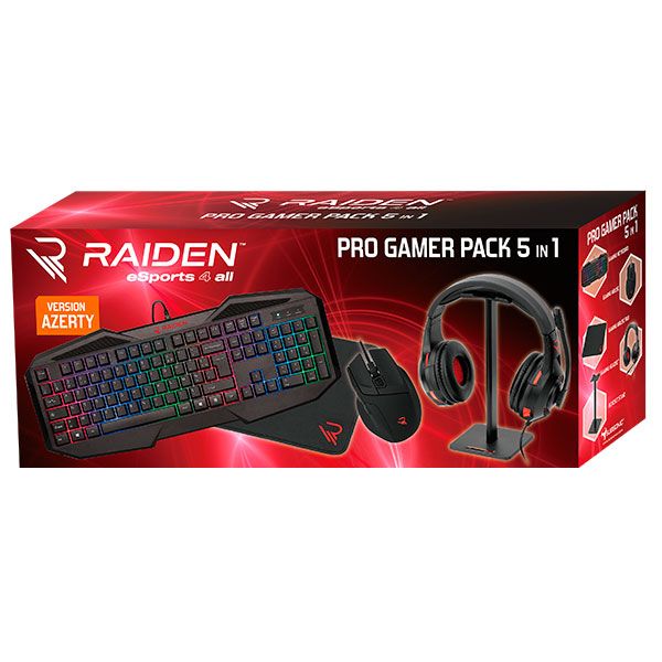 Pack Teclado de Juego PC Subsonic AZERTY