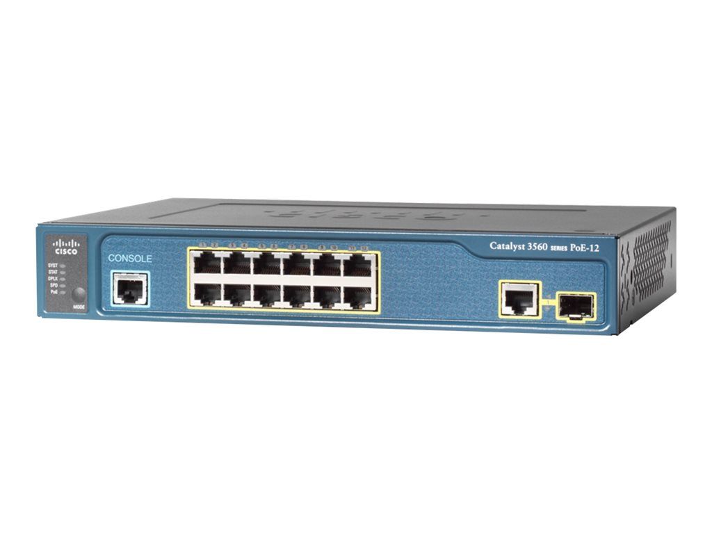 Cisco Catalyst 3560CX-12PC-S Managed Switch