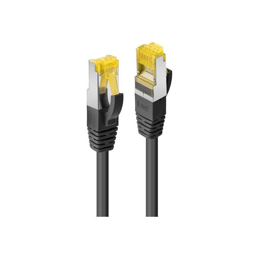 Cable de conexión Lindy RJ-45 a RJ-45 - 5 m - SFTP/PiMF - CAT 7/CAT 6a - Libre de halógeno - Negro