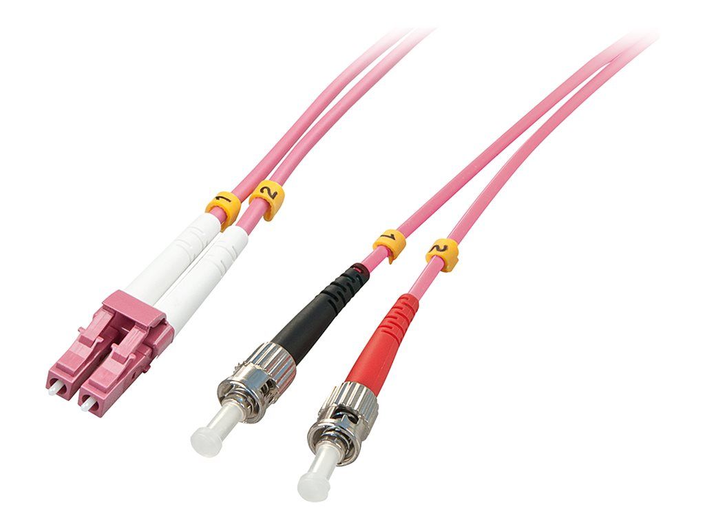 Lindy Multi-Mode Fiber Optic Cable (OM4) - 1m