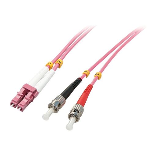Lindy Multi-Mode Fiber Optic Cable (OM4) - 1m