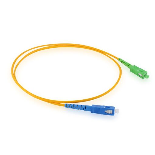 Cable de fibra óptica Metronic - Monomodo 0,8 m - Verde y azul