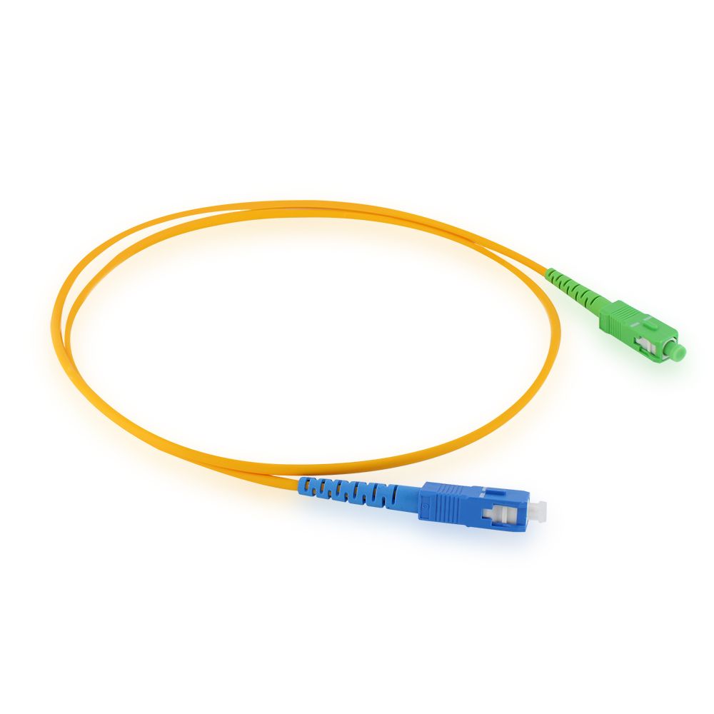 Metronic Fiber Optic Cable - Monomode 0.8m - Green and Blue