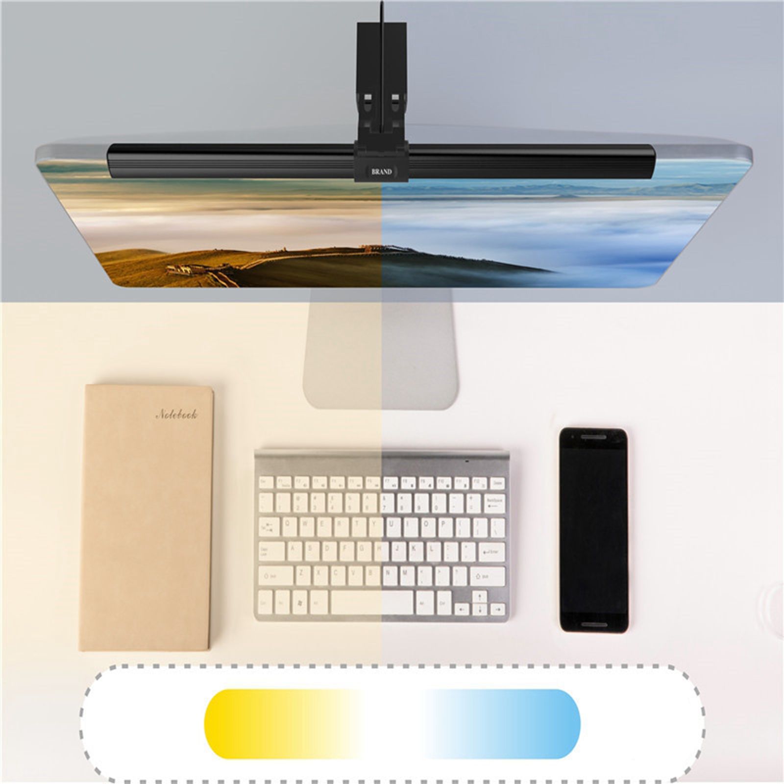 Flameer Computer Light - LED Desk Lamp with USB Power