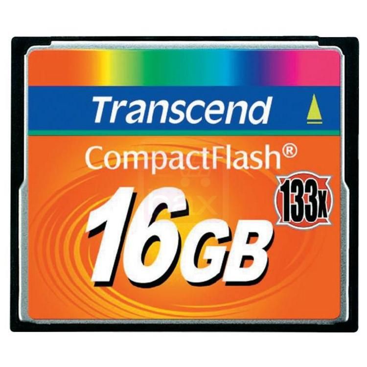 Transcend 16GB CompactFlash Memory Card 133x