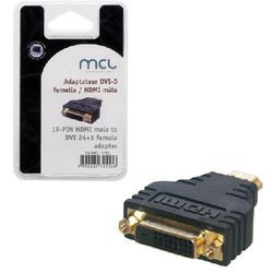 Adaptador de vídeo MCL Samar - HDMI macho a DVI-D hembra