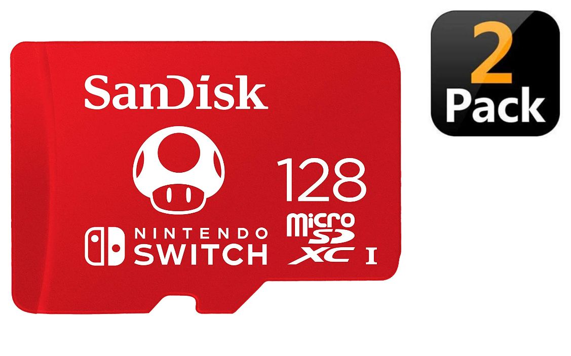 SanDisk 128GB microSDXC Cards (2-Pack) for Nintendo Switch