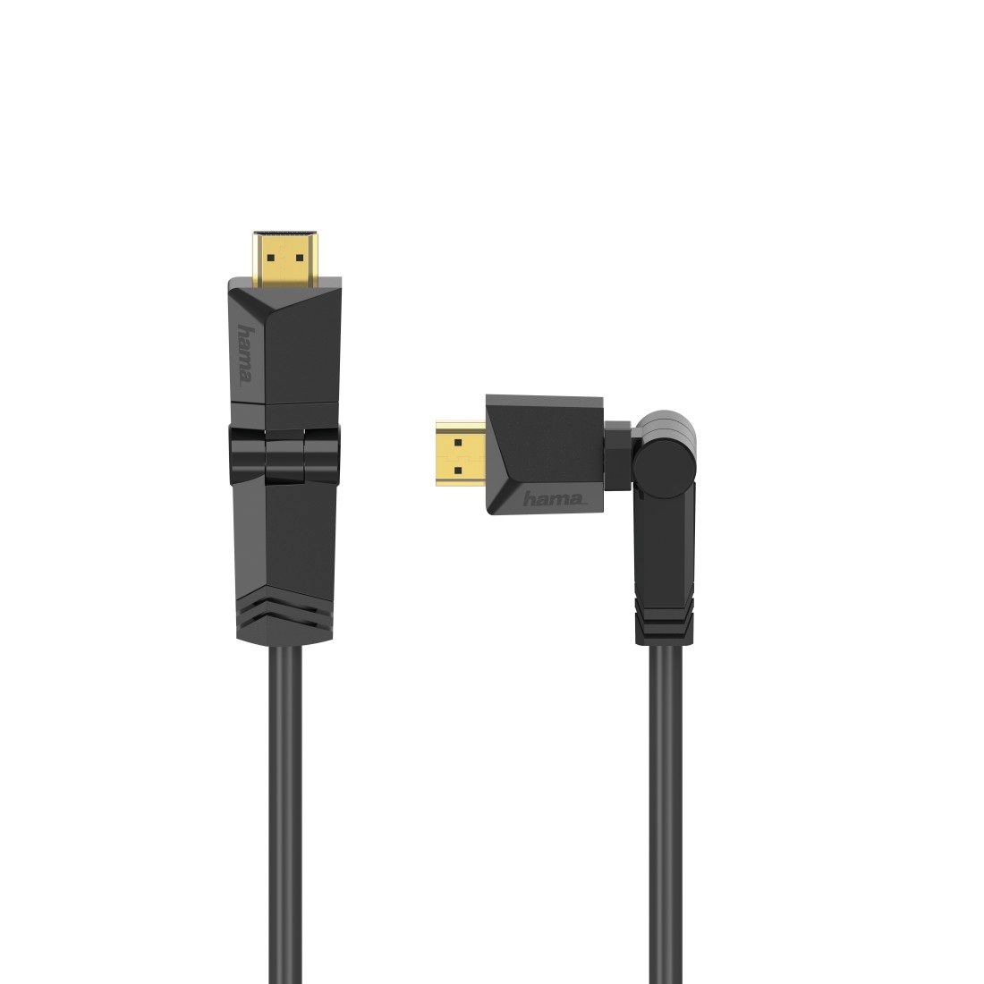 Hama High-Speed HDMI Cable with Ethernet, 1.5m (Male to Male)