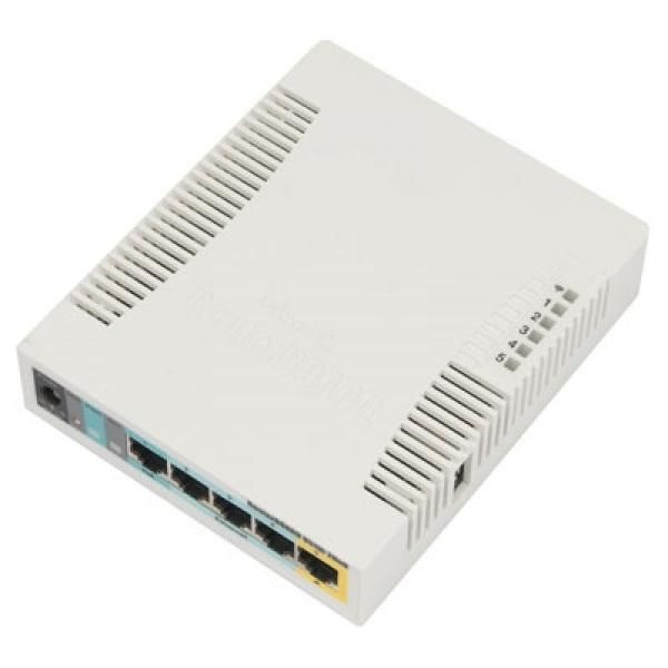 Mikrotik RB951Ui-2HnD White Ethernet, PoE Power over Ethernet