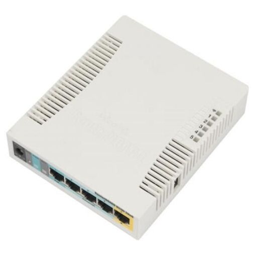 Mikrotik RB951Ui-2HnD Blanco, Conexión Ethernet con alimentación PoE