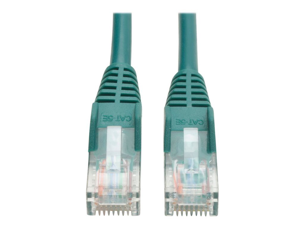 Eaton Tripp Lite Cat5e Ethernet Cable, 3 ft, Snagless, Green