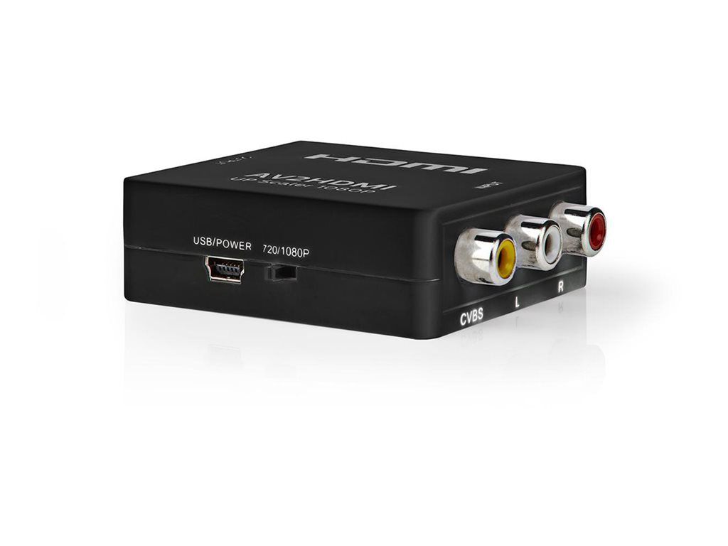 Nedis Video Converter - Composite Video to HDMI - Charcoal Grey