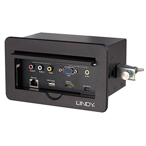 Lindy Video Switch 38271 (Black, 1080p, Full HD 1920x1200, 100-240V, 12V)