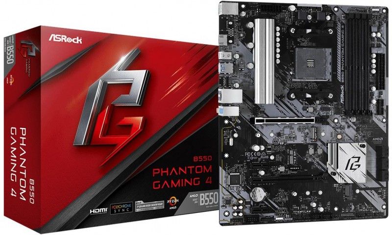 ASRock B550M Phantom Gaming 4 - Micro ATX Motherboard
