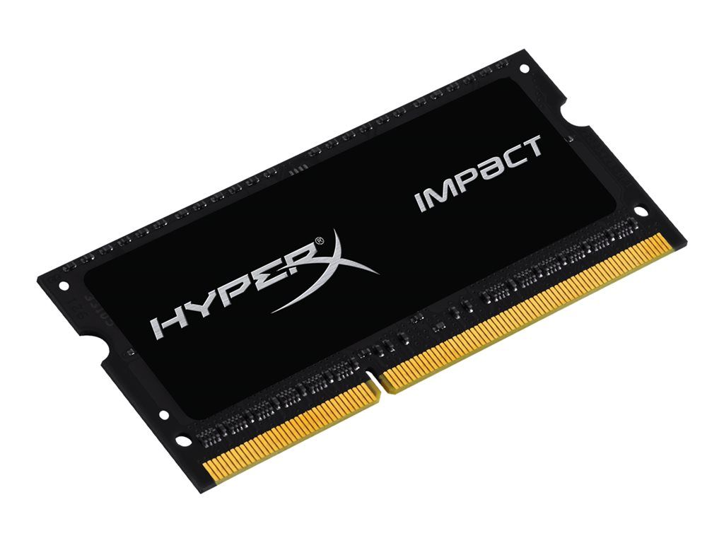 HyperX Impact Black Series 4GB DDR3L SO-DIMM Memory Module (204-Pin, 1866MHz/PC3L-14900, CL11, 1.35V/1.5V, Unbuffered, Non-ECC)