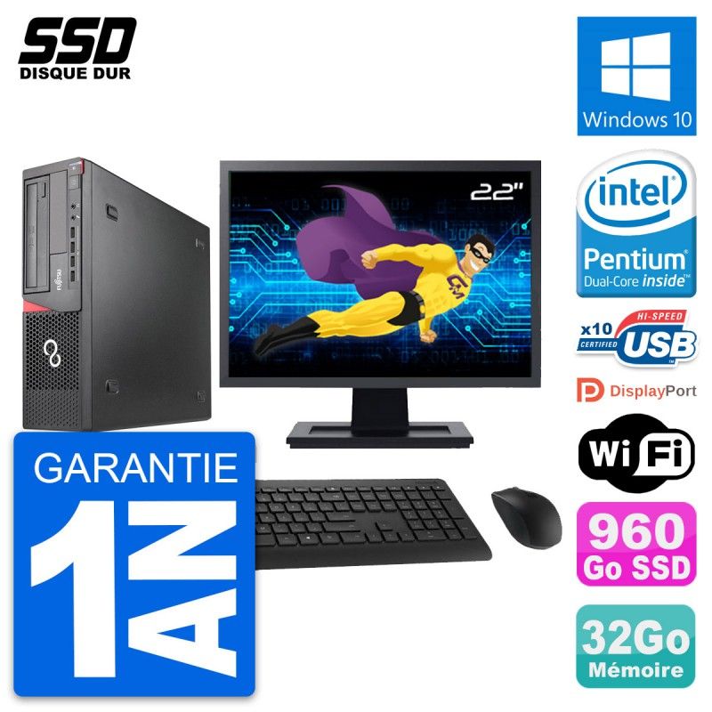 Fujitsu E920 DT 22-Inch Desktop PC