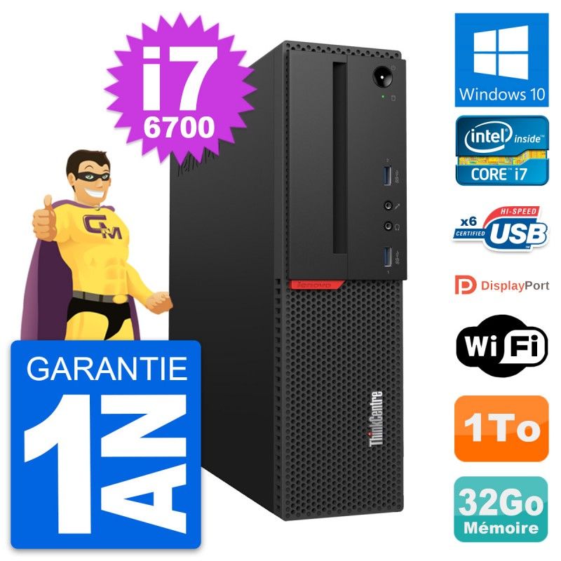 Ordinateur de bureau Lenovo ThinkCentre M700 SFF