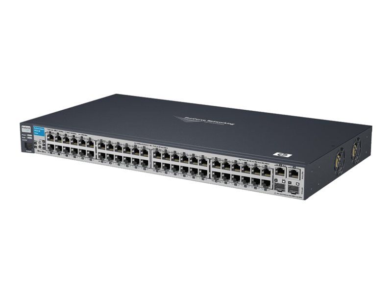 HP E2510-48 Switch - 48-Port 10/100 + 2x SFP Gigabit Combined Switch - Rack-Mountable