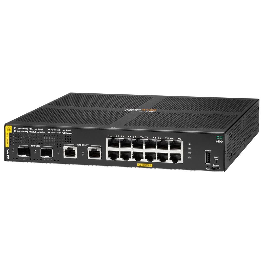 HP 6100 12G PoE Switch
