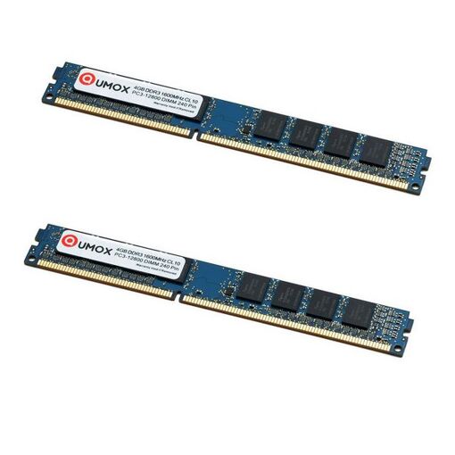 QUMOX 8 GB (2 x 4 GB) DDR3 1600 MHz RAM (240 pines DIMM)