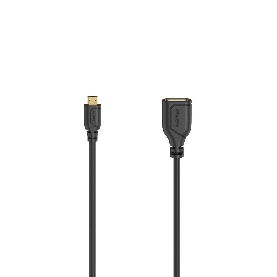 Hama Flexi-Slim Micro USB OTG Cable, 0.15m