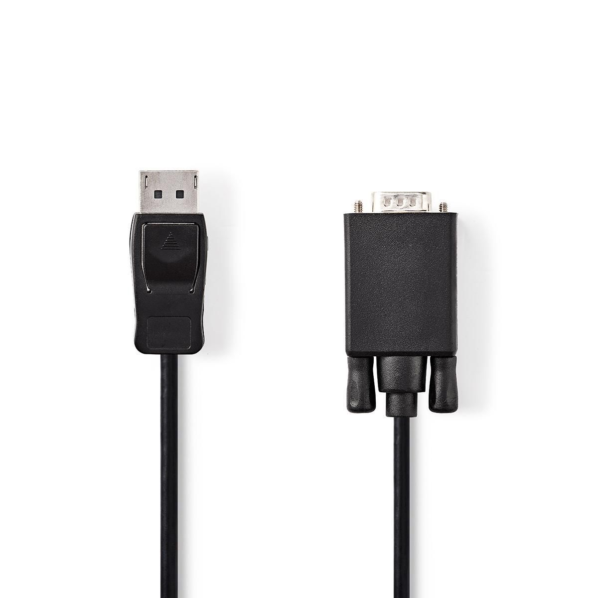 Nedis DisplayPort to VGA Cable 2m Black