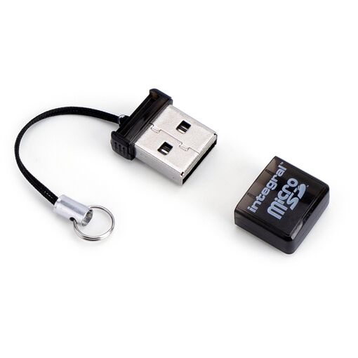 Integral MicroSD Card Reader
